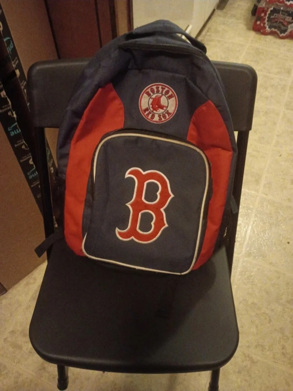 Boston Red Sox Navy and Red Men's Backpack